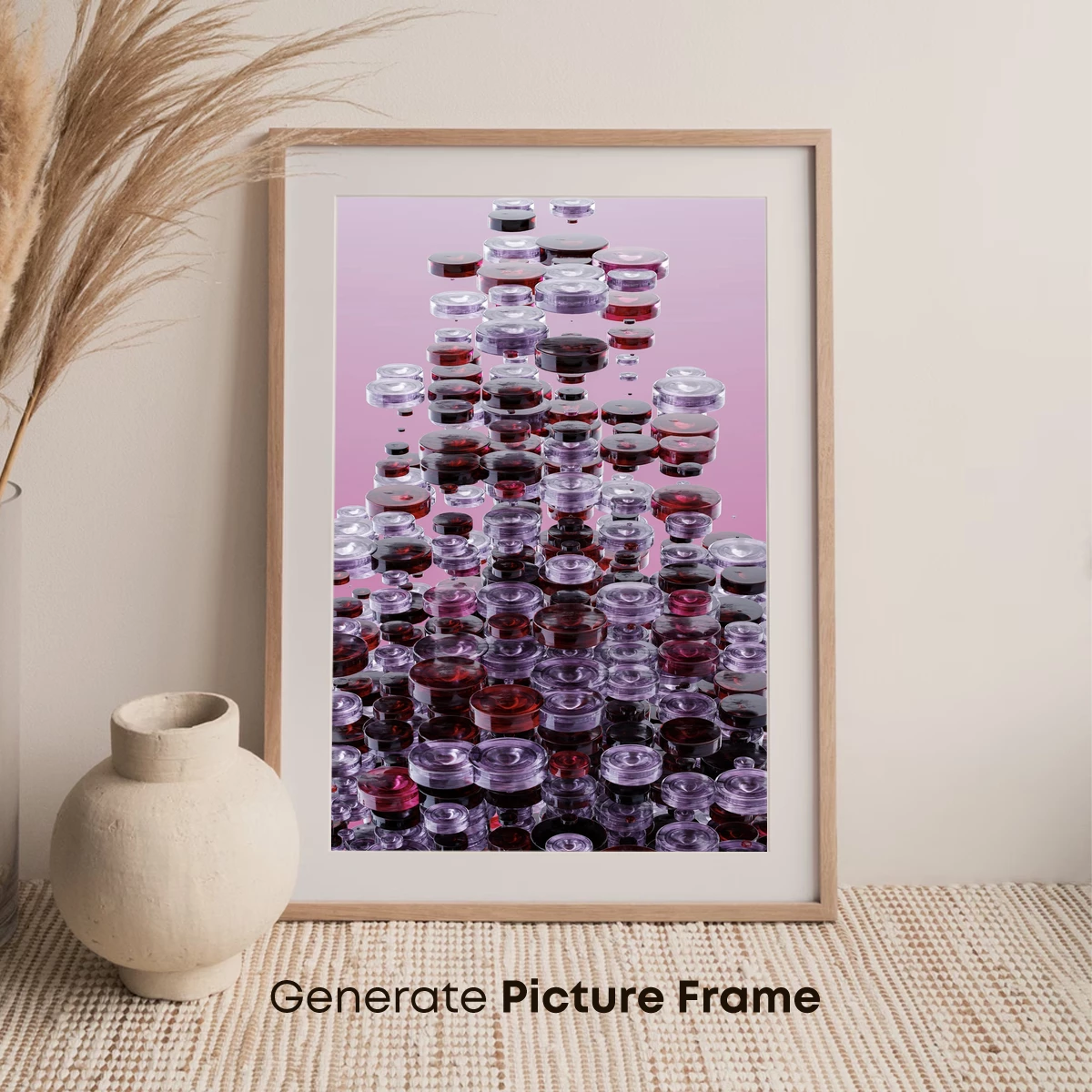 Cascading Crystal Elixirs: A Symphony of Glass and Hue - Image 7