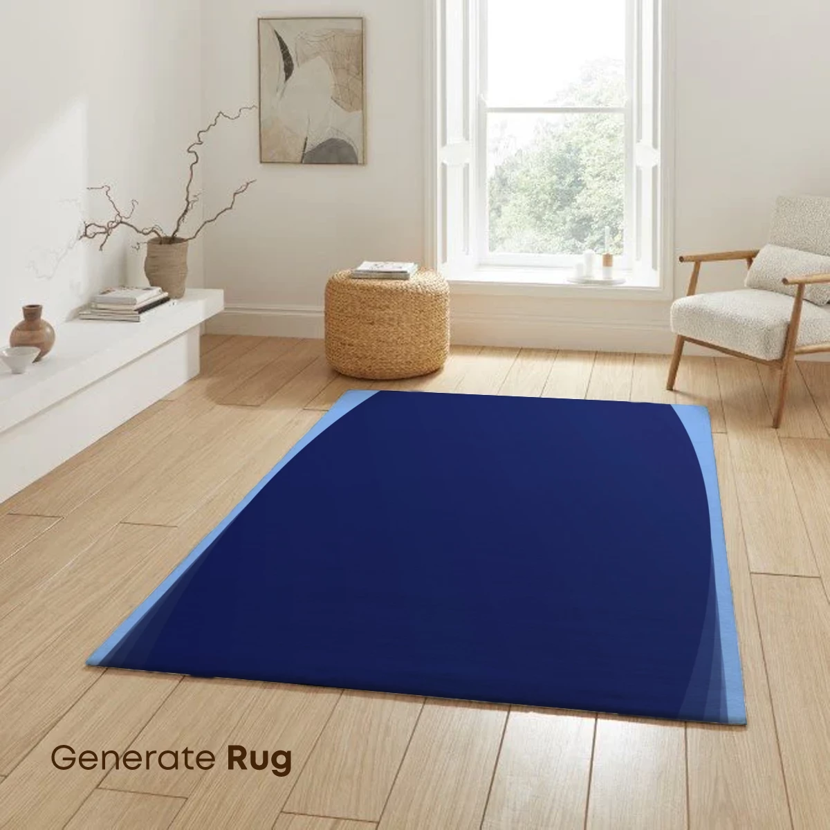 Eclipse of Serenity: Gradient Blues in Harmony - Image 6