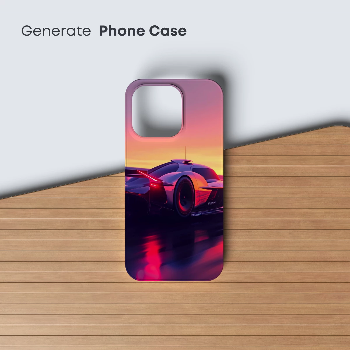 Futuristic Racer at Sunset Glow - Image 3