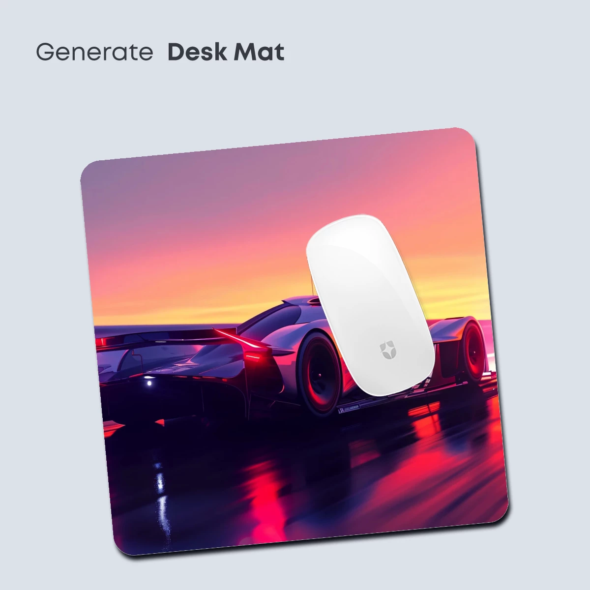 Futuristic Racer at Sunset Glow - Image 4