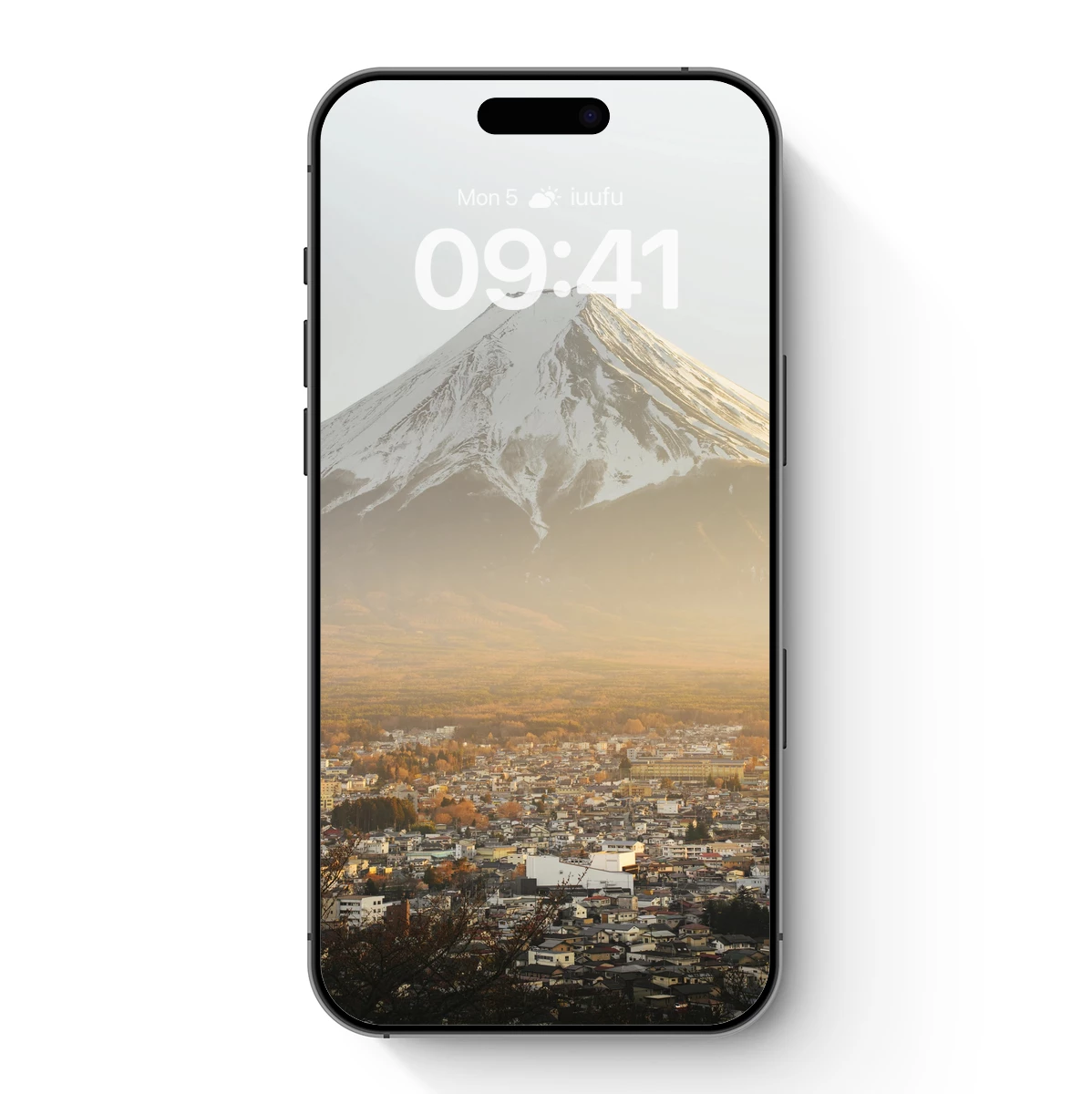 Golden Hour Over Fuji: Urban Serenity