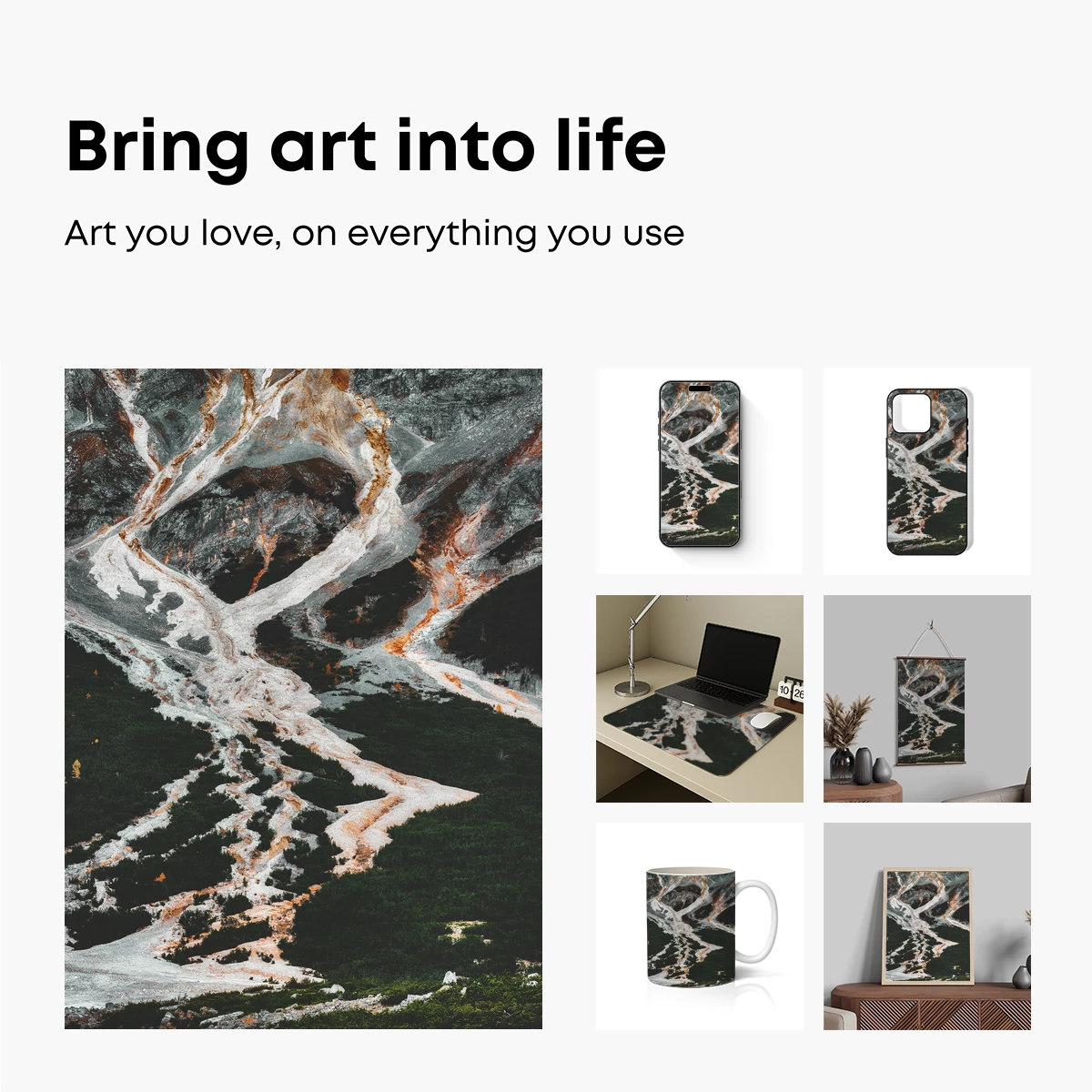 Erosion's Palette: Nature's Abstract Artistry - Image 2