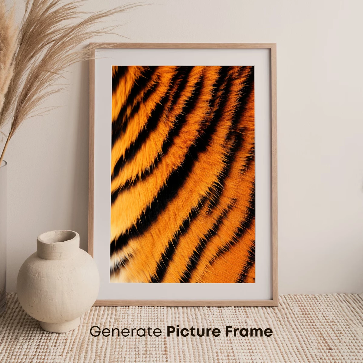 Tiger's Bold Stripes: Nature's Abstract Artistry - Image 7