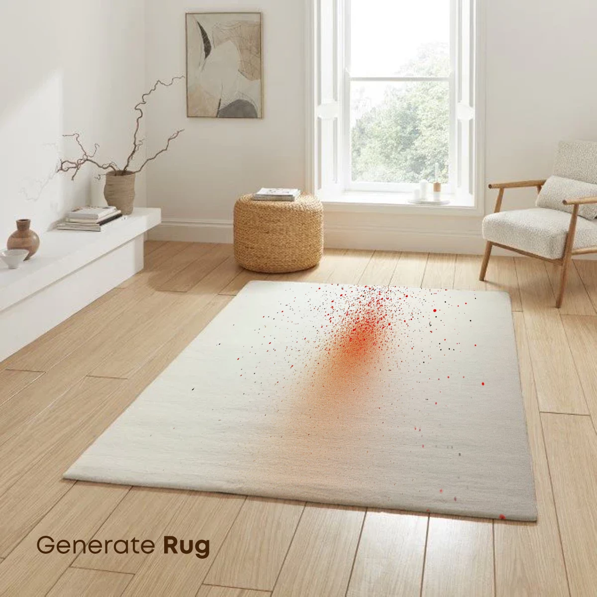 Burst of Crimson Points: Digital Pointillism - Image 6