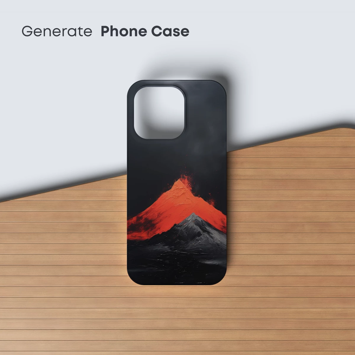 Erupting Inferno: Volcanic Majesty in Scarlet and Shadow - Image 3