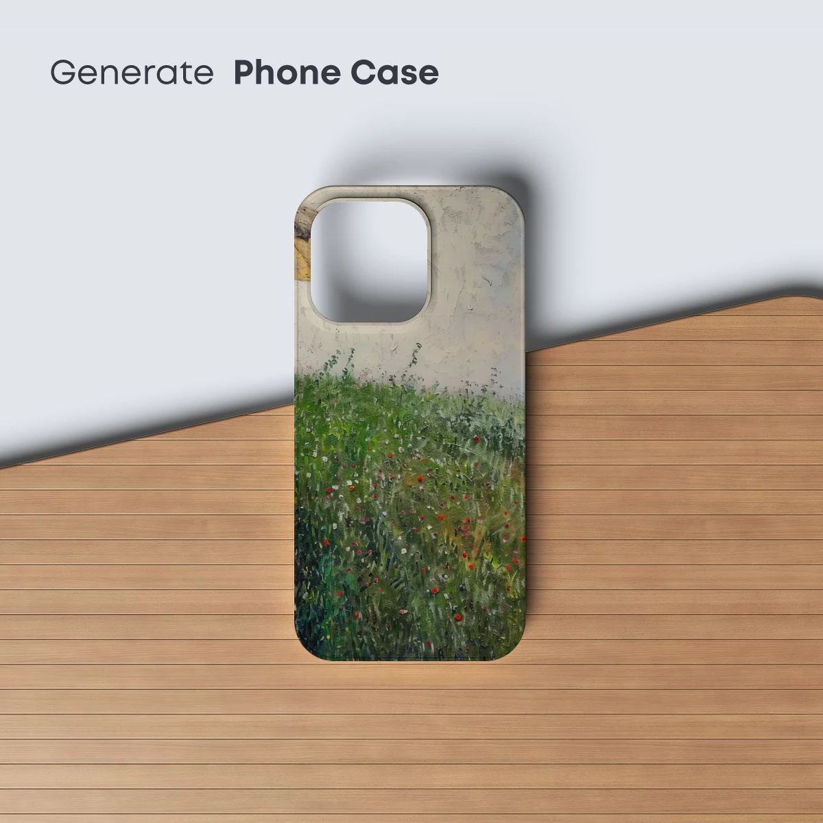 Impressionist Solitude: Woman with Parasol in Poppy Field - Image 3