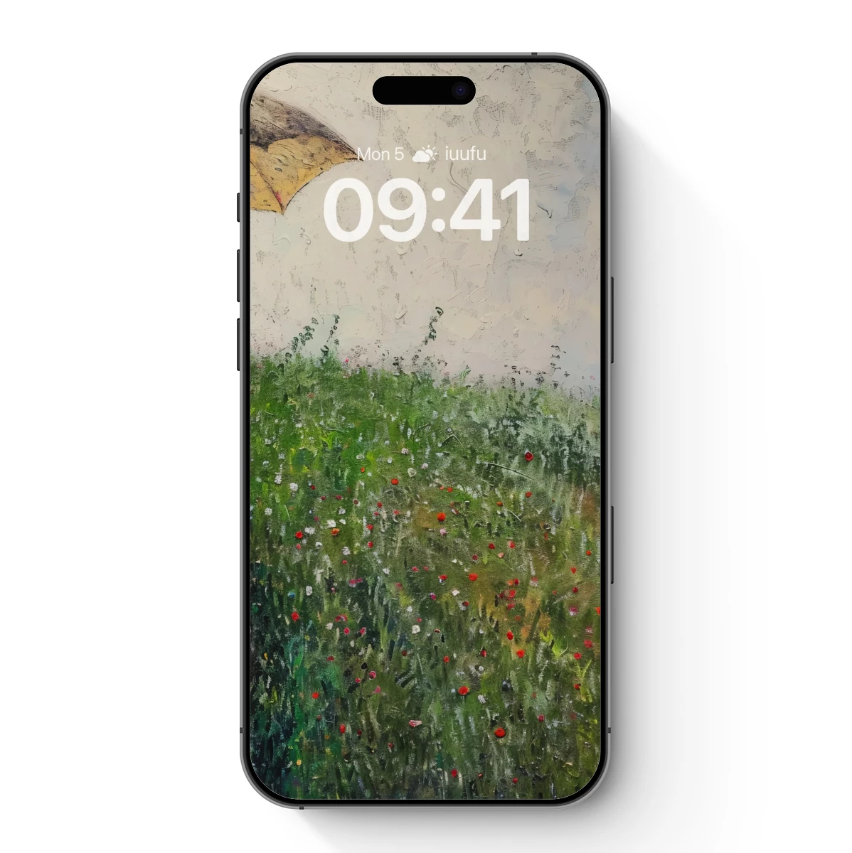 Impressionist Solitude: Woman with Parasol in Poppy Field