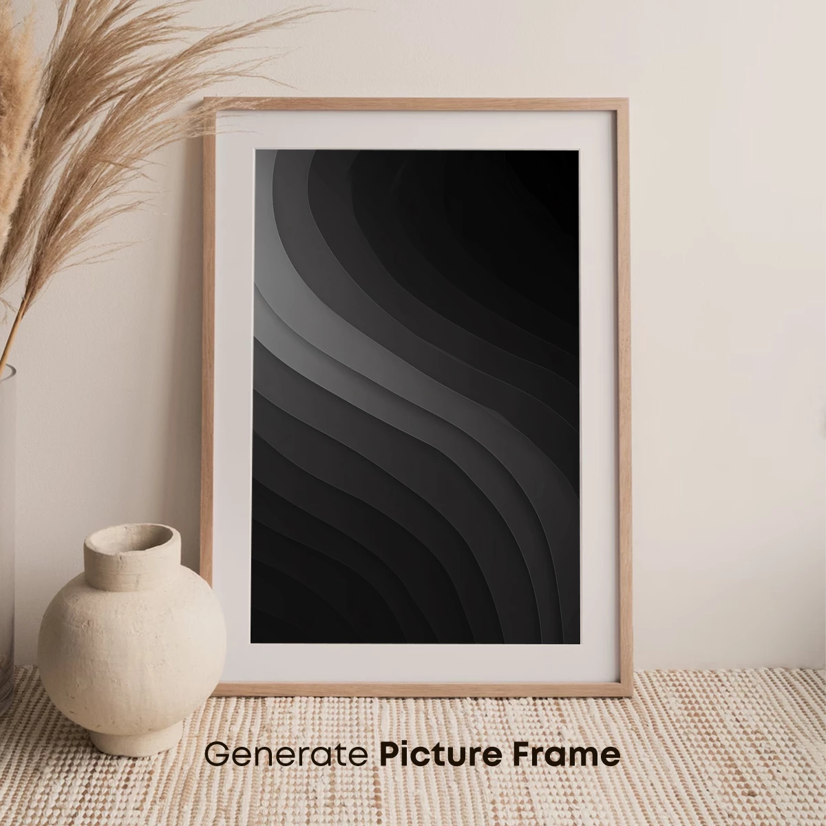 Eclipse of Shadows: Abstract Dark Waves - Image 7