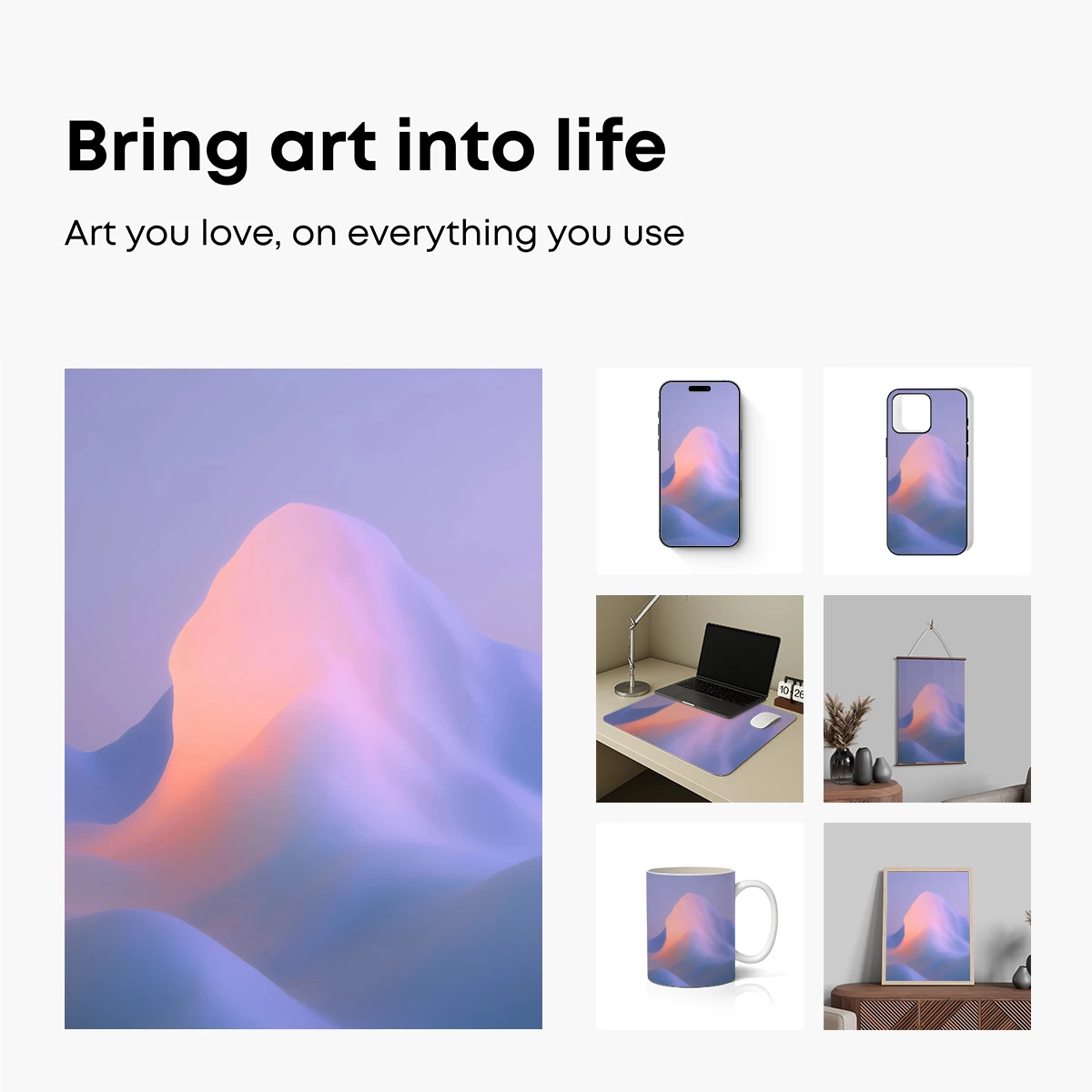 Ethereal Flow: Pastel Sculpture in Motion - Image 2