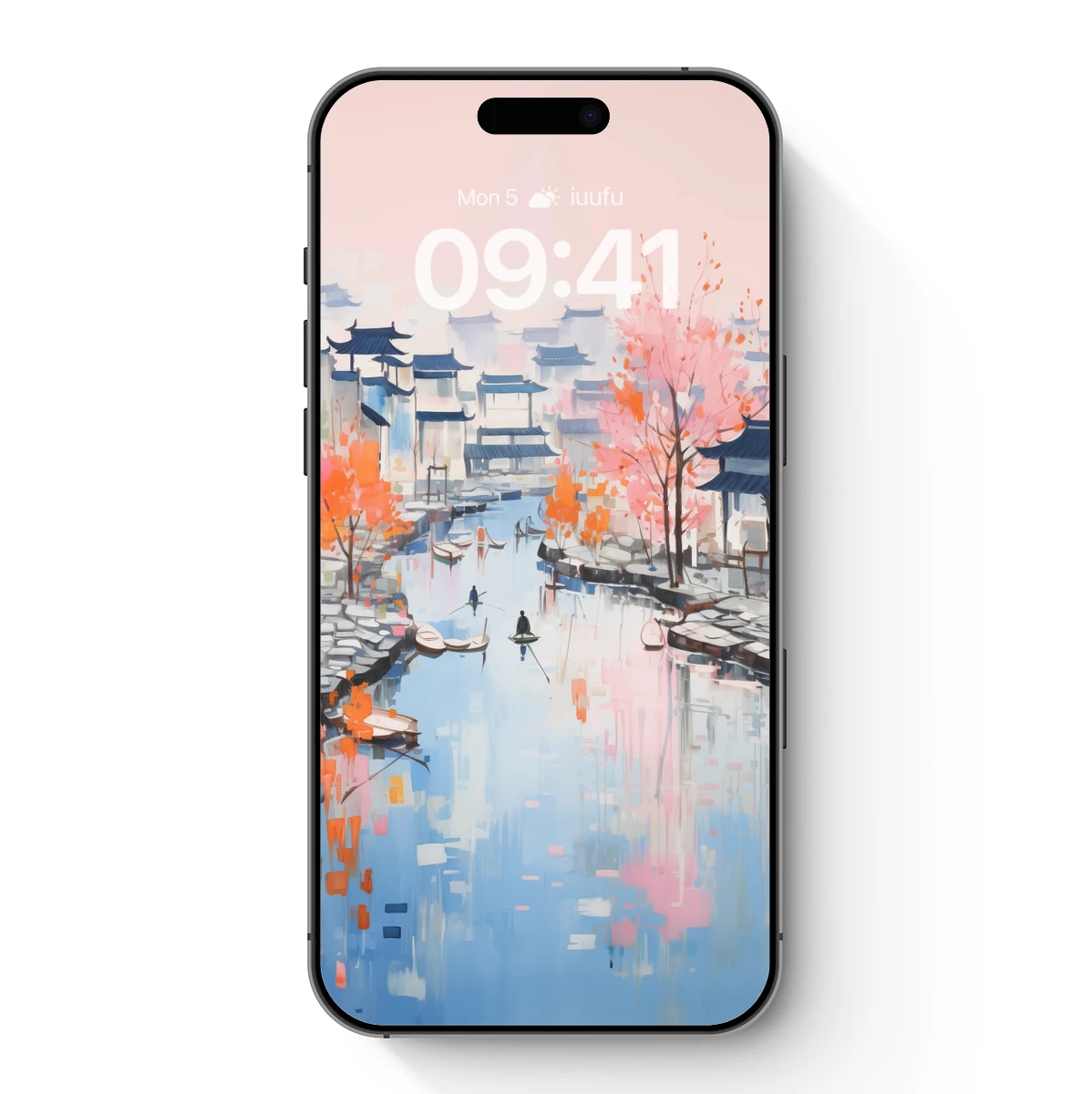 Autumnal Canals: Serene Watercolor Reflections