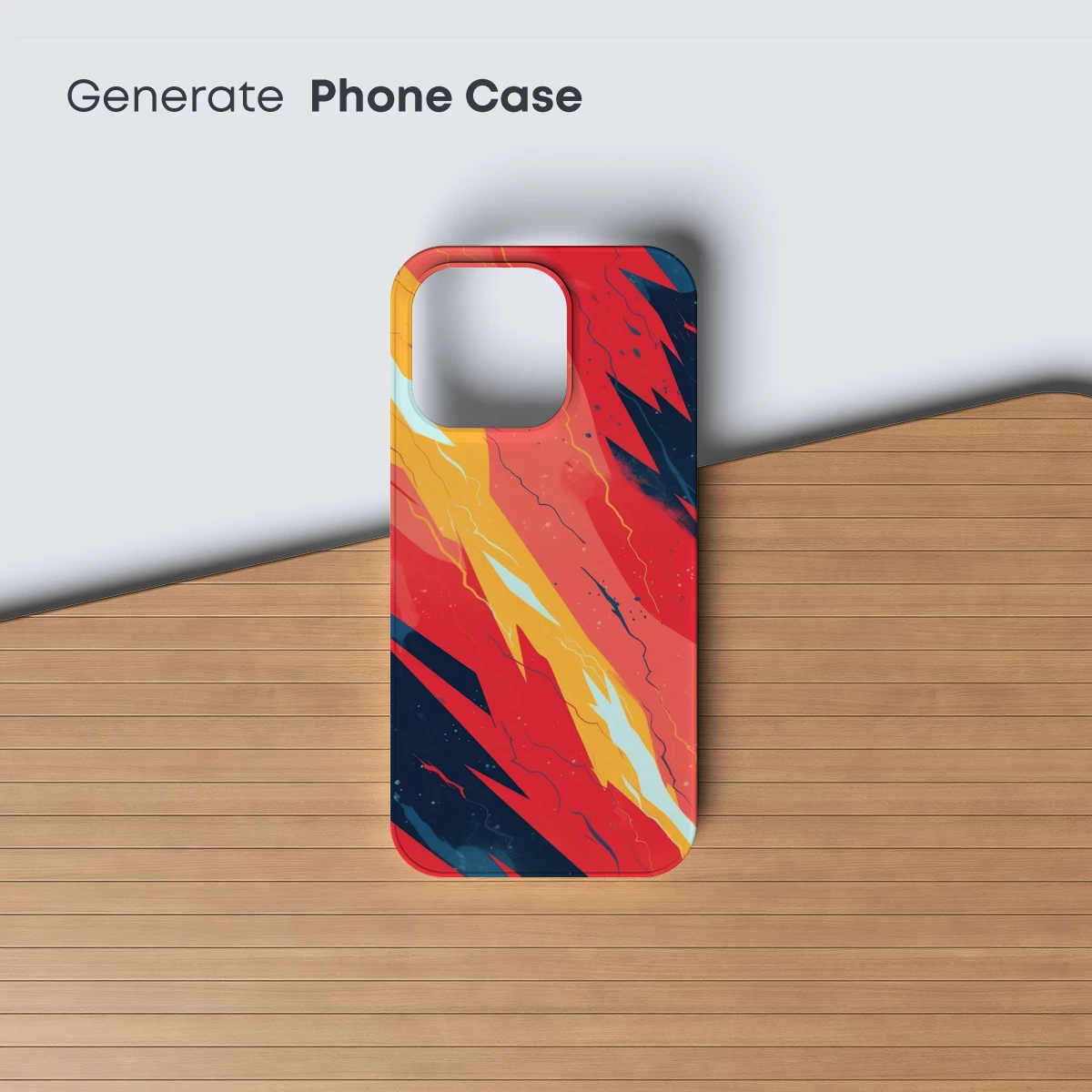 Fiery Abstract Fusion: Dynamic Flames and Cosmic Depths - Image 3