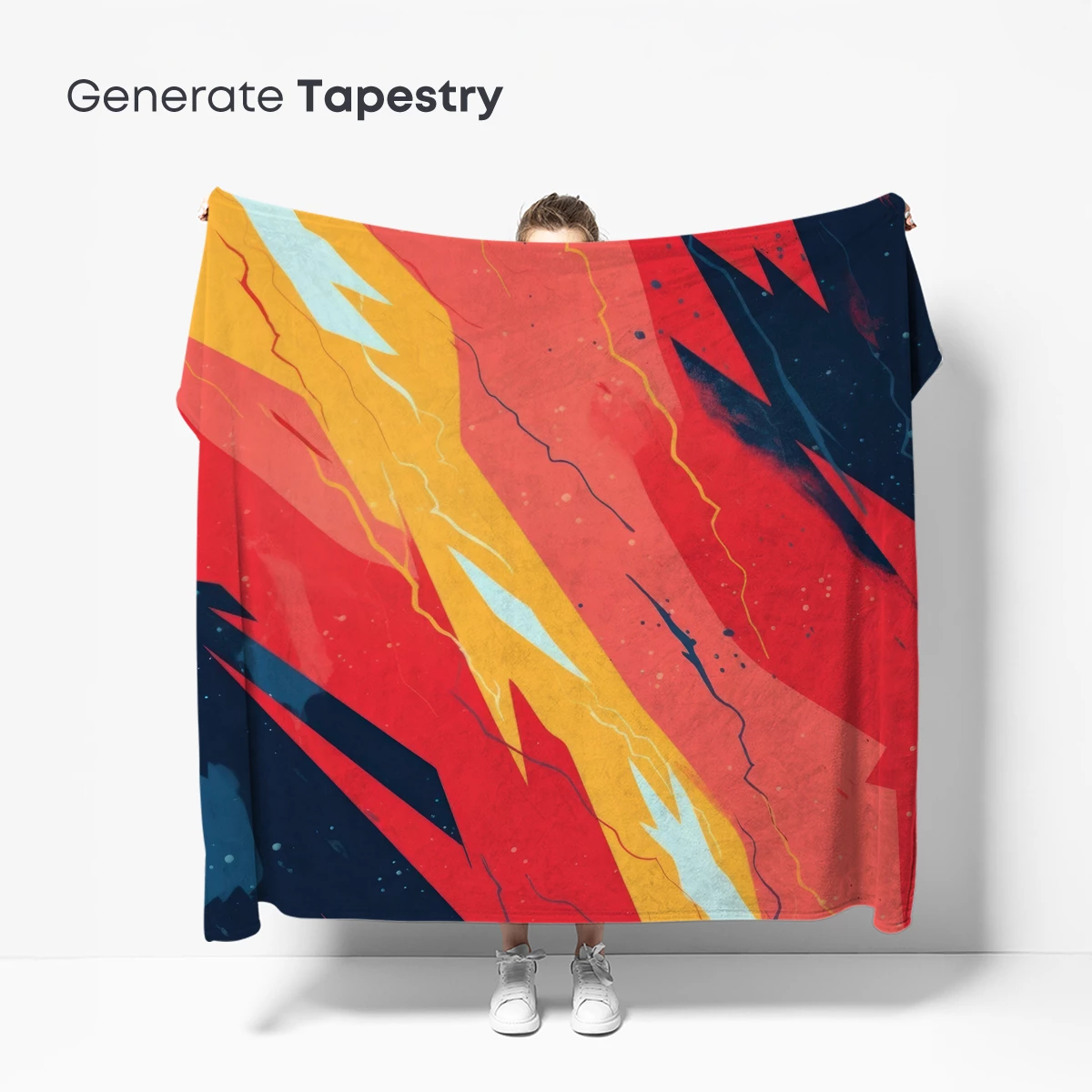 Fiery Abstract Fusion: Dynamic Flames and Cosmic Depths - Image 5