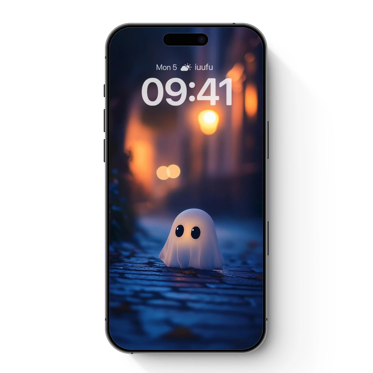 Glowing Ghost in Twilight Lane