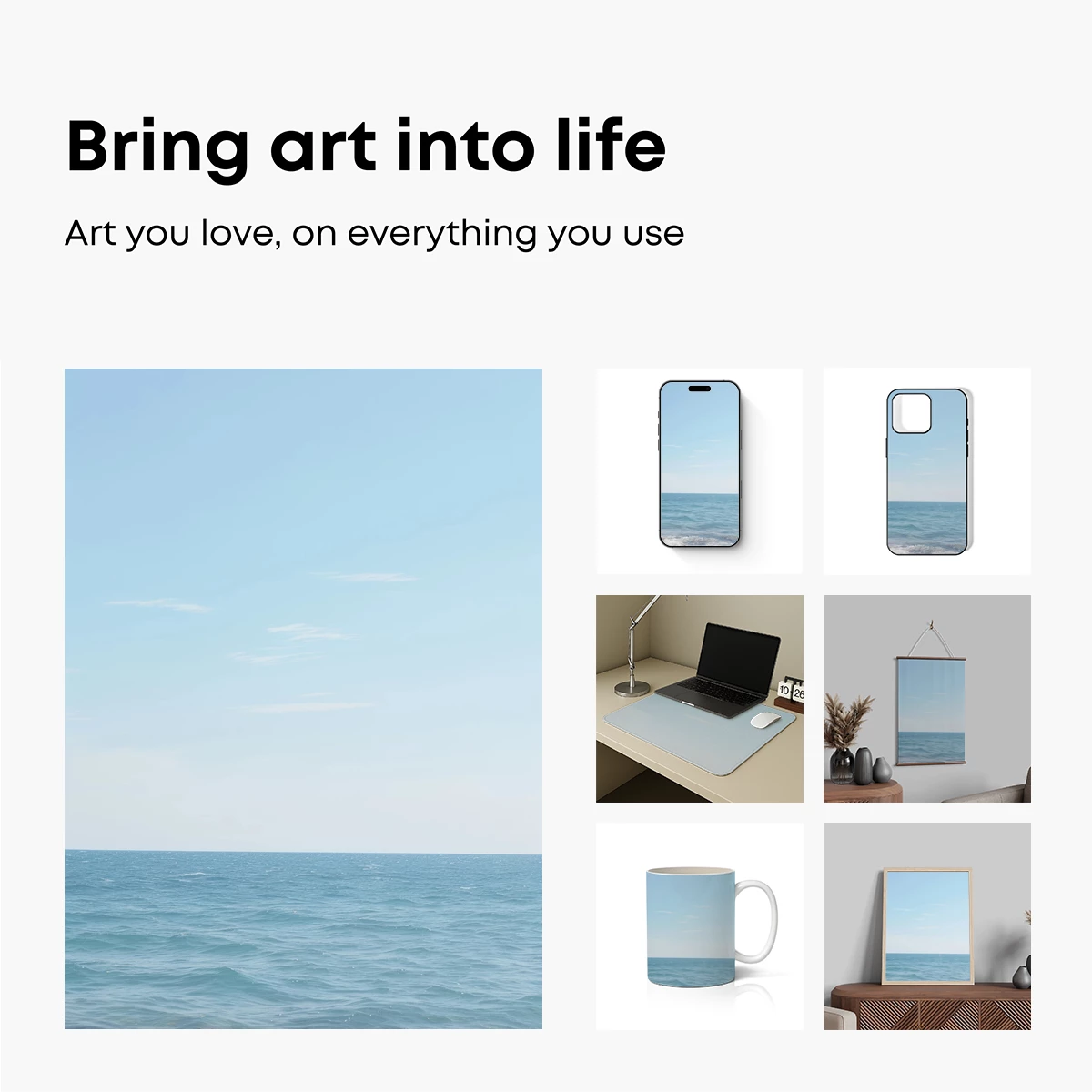 Eternal Horizon: Serene Sea Meets Sky - Image 2