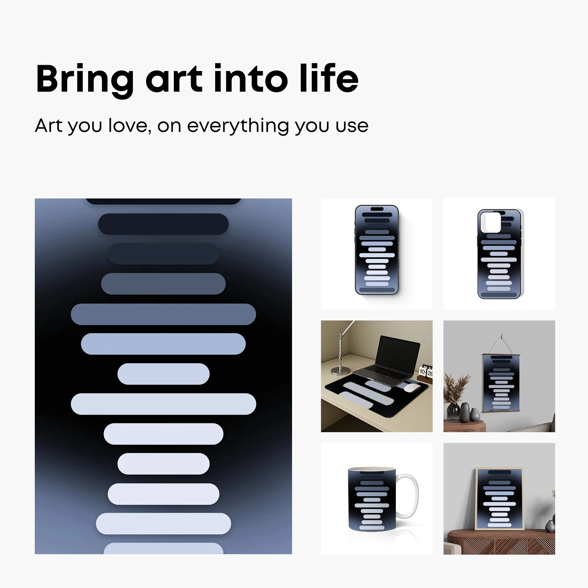 Gradient Echoes: A Digital Pillar of Light and Shadow - Image 2