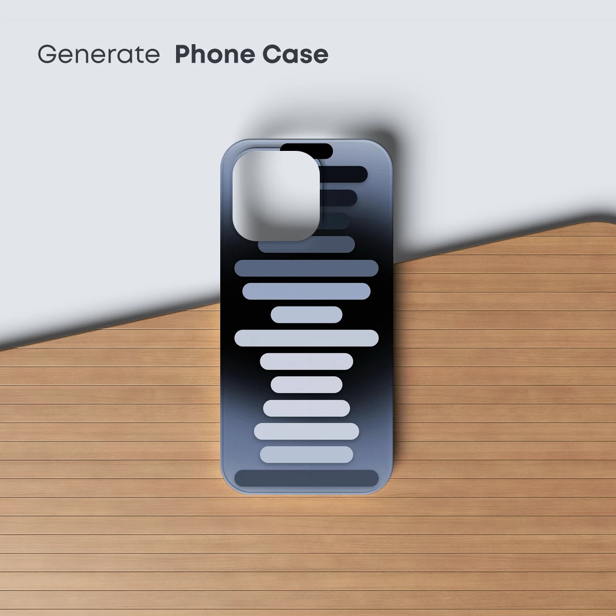 Gradient Echoes: A Digital Pillar of Light and Shadow - Image 3