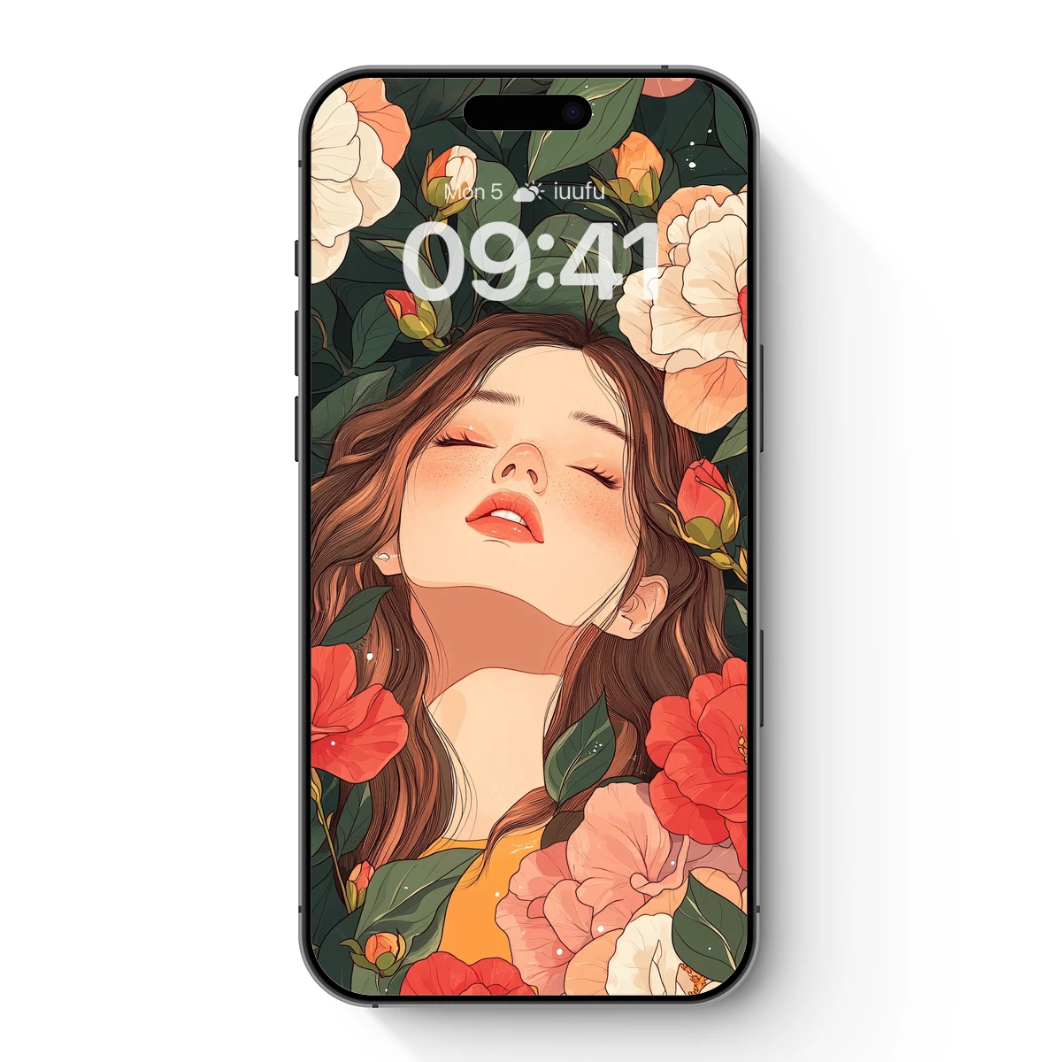 Floral Serenity: Dreaming Among Blossoms