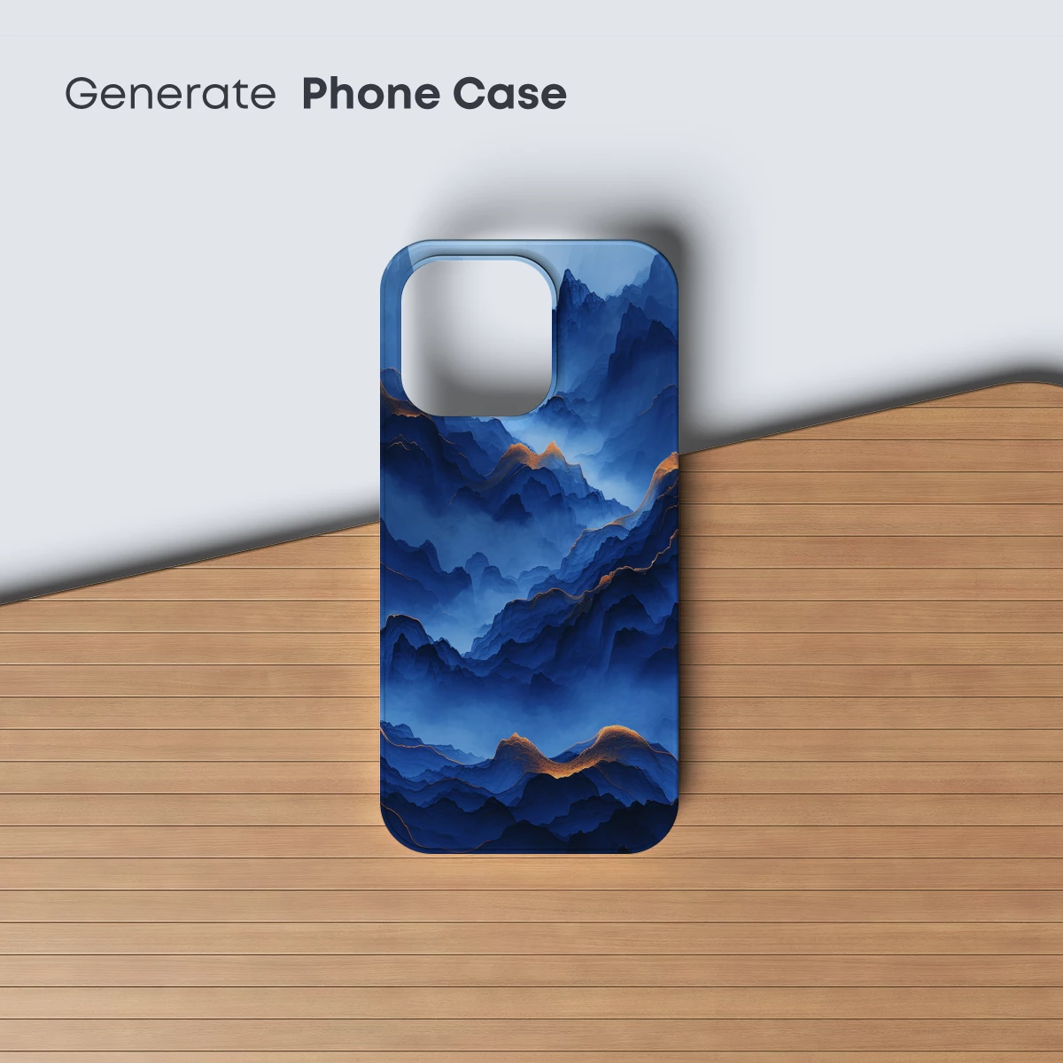 Ethereal Blue Peaks: A Symphony of Mist and Mountain - Image 3