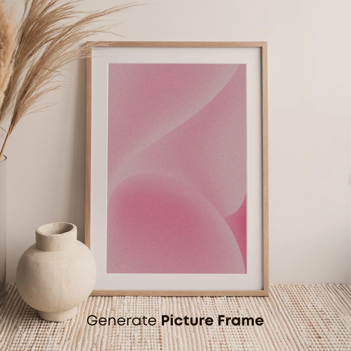 Abstract Pink Elegance: Fluid Curves and Soft Gradients - Image 7
