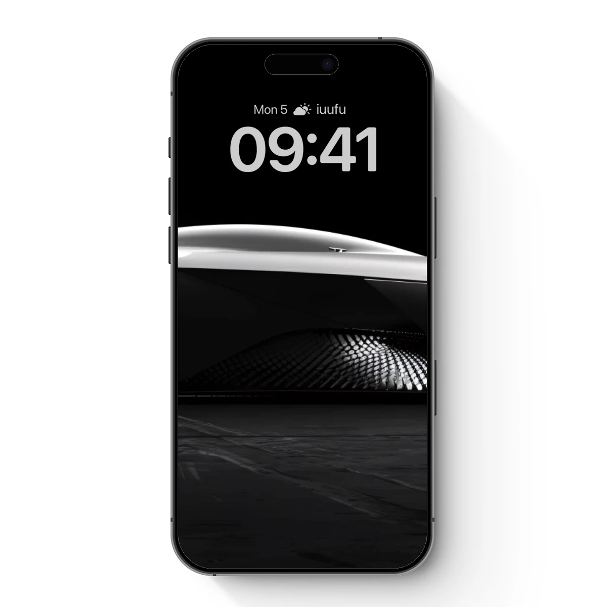 Futuristic Stealth Car Silhouette