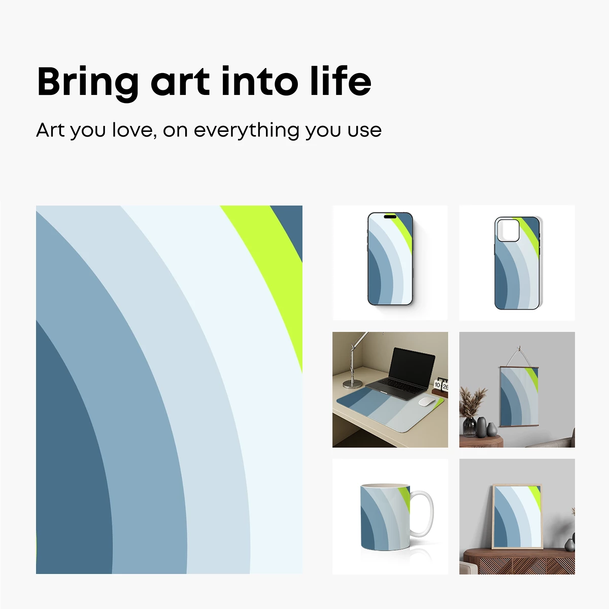 Abstract Arcs in Harmony: Modern Minimalist Flow
