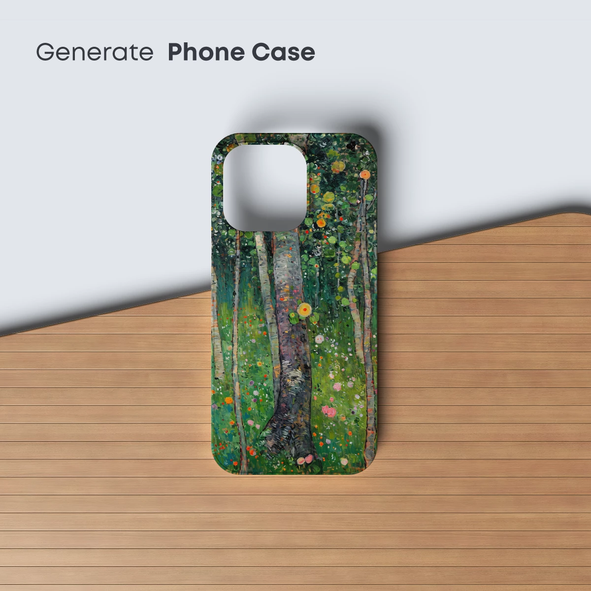 Enchanted Birch Forest: A Floral Symphony - Image 3