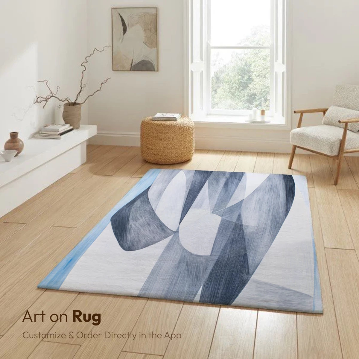 Abstract Ribbon Dance: Monochromatic Flow - Image 6