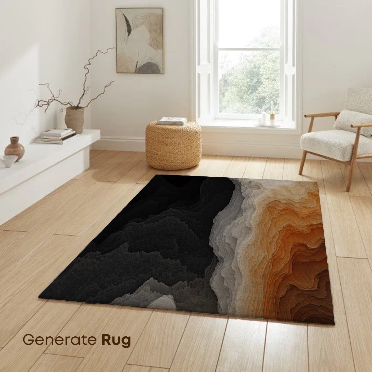 Ethereal Terrain: Fusion of Shadows and Warmth - Image 6