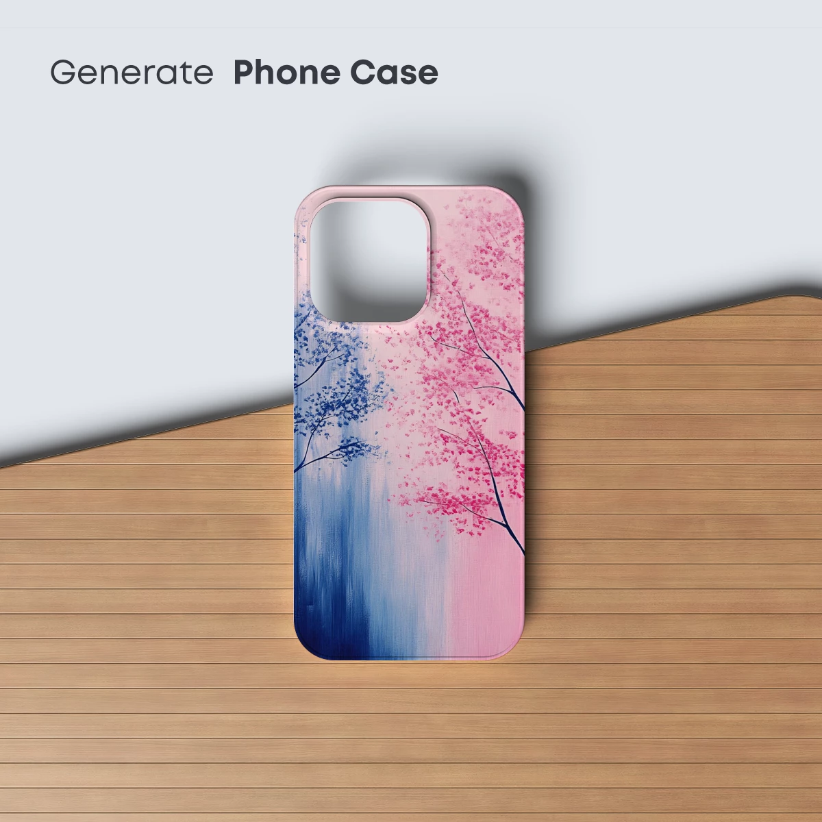 Dichromatic Trees: Blue and Pink Harmony - Image 3