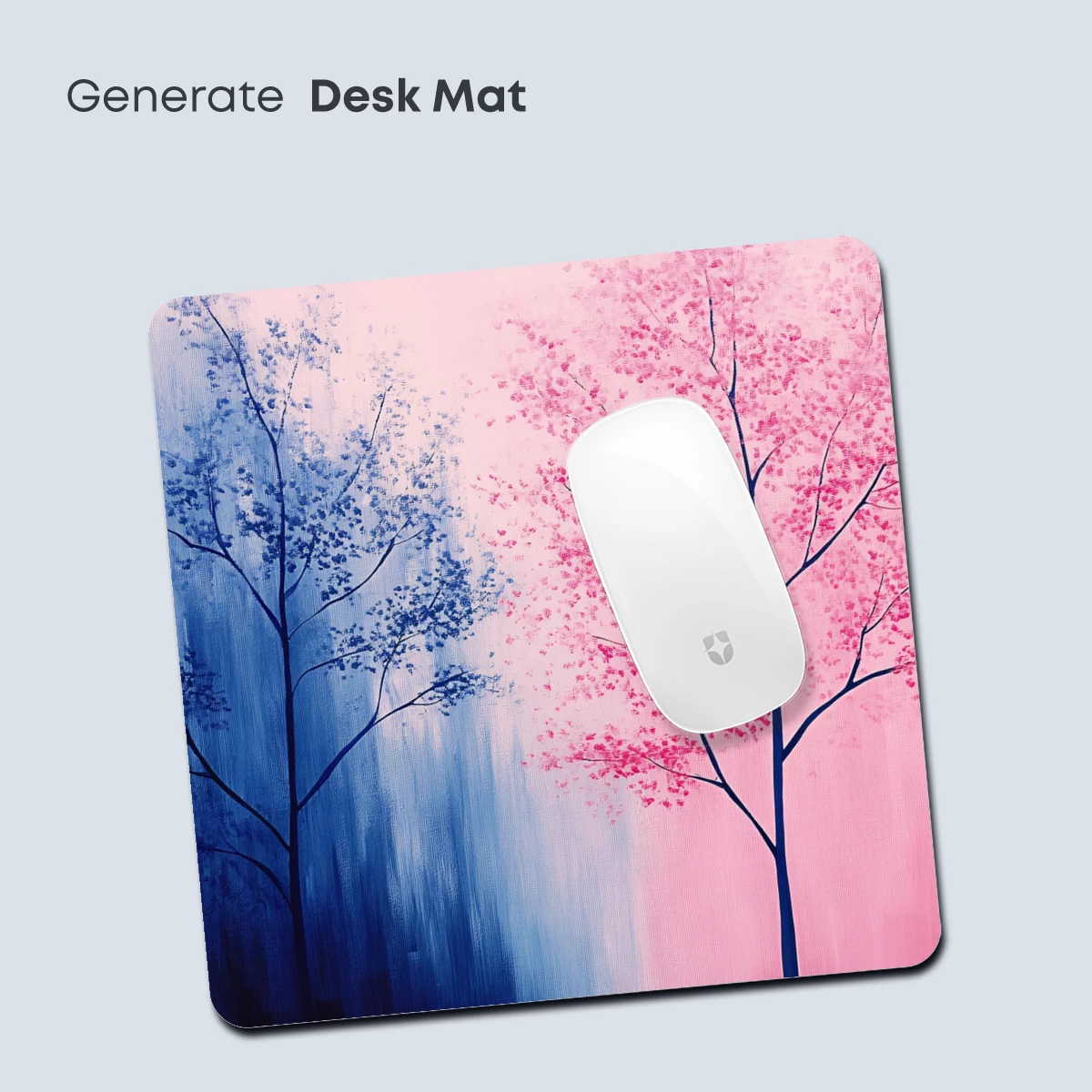 Dichromatic Trees: Blue and Pink Harmony - Image 4