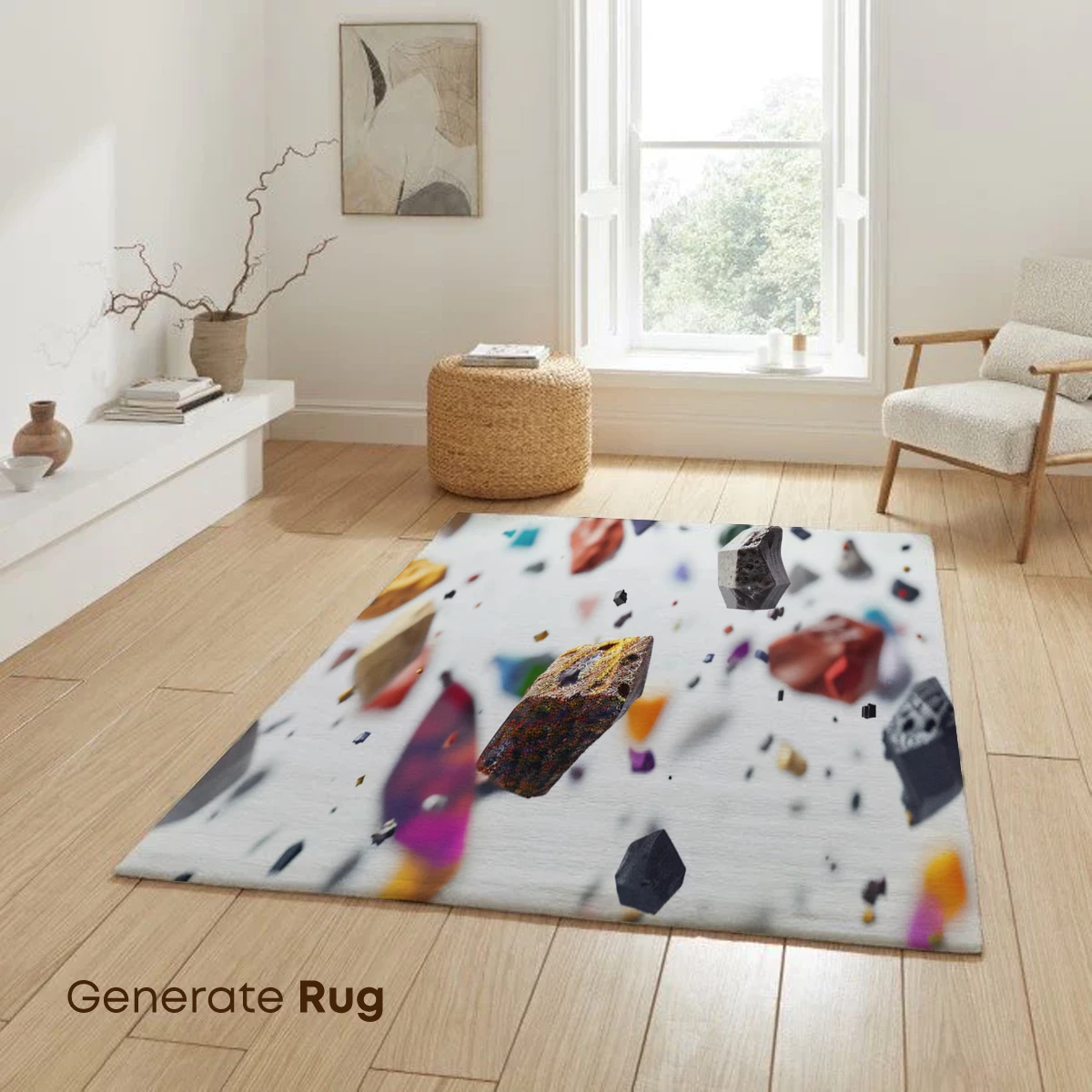 Crystal Chaos: Floating Gemstones in Mid-Air - Image 6