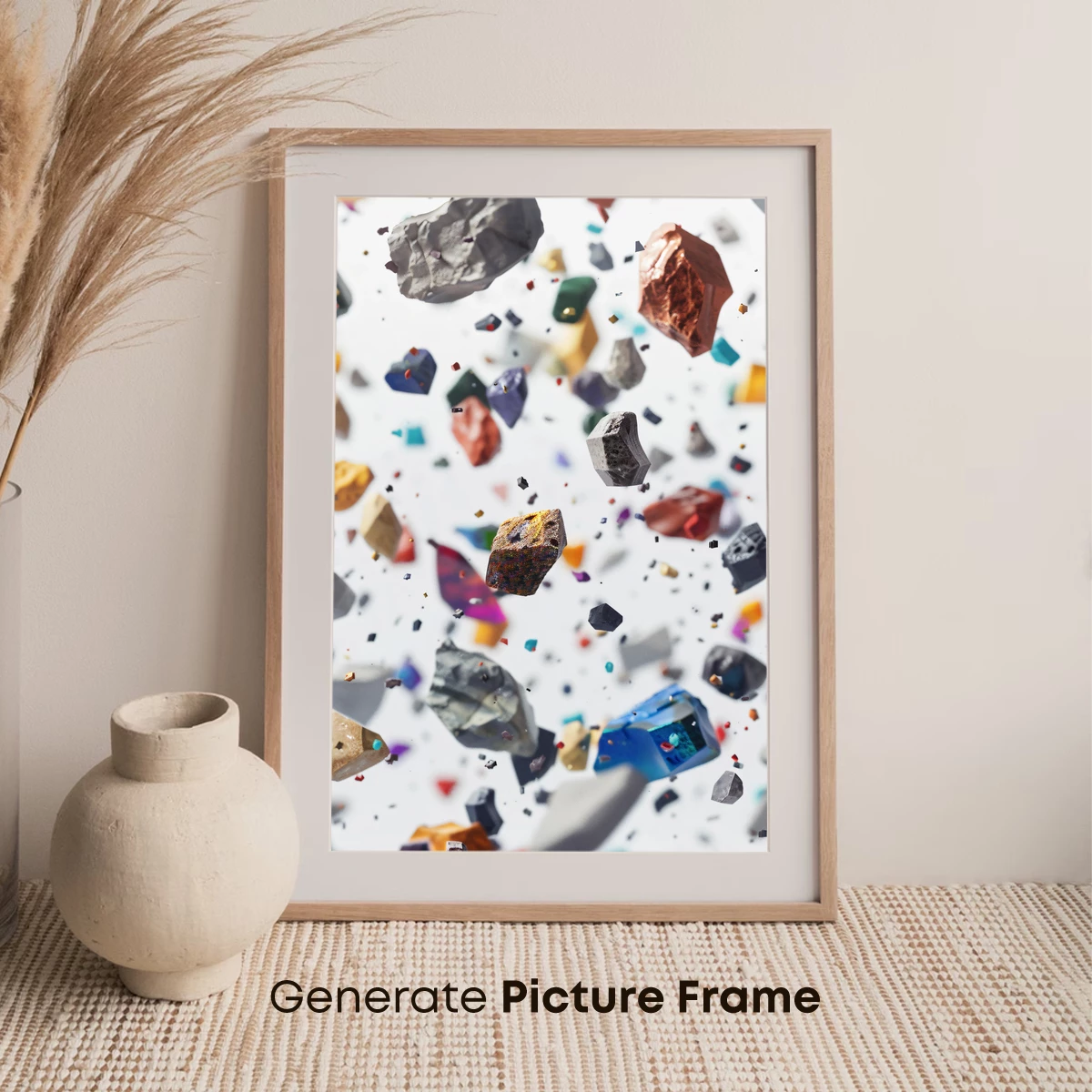 Crystal Chaos: Floating Gemstones in Mid-Air - Image 7