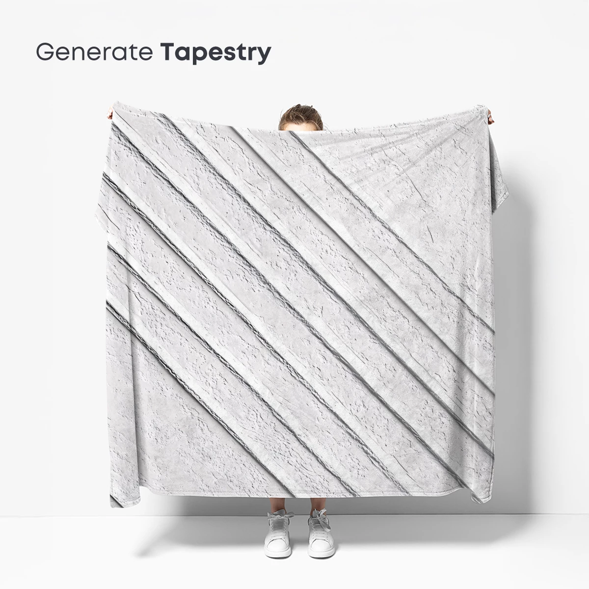 Diagonal Whispers in White - Image 5