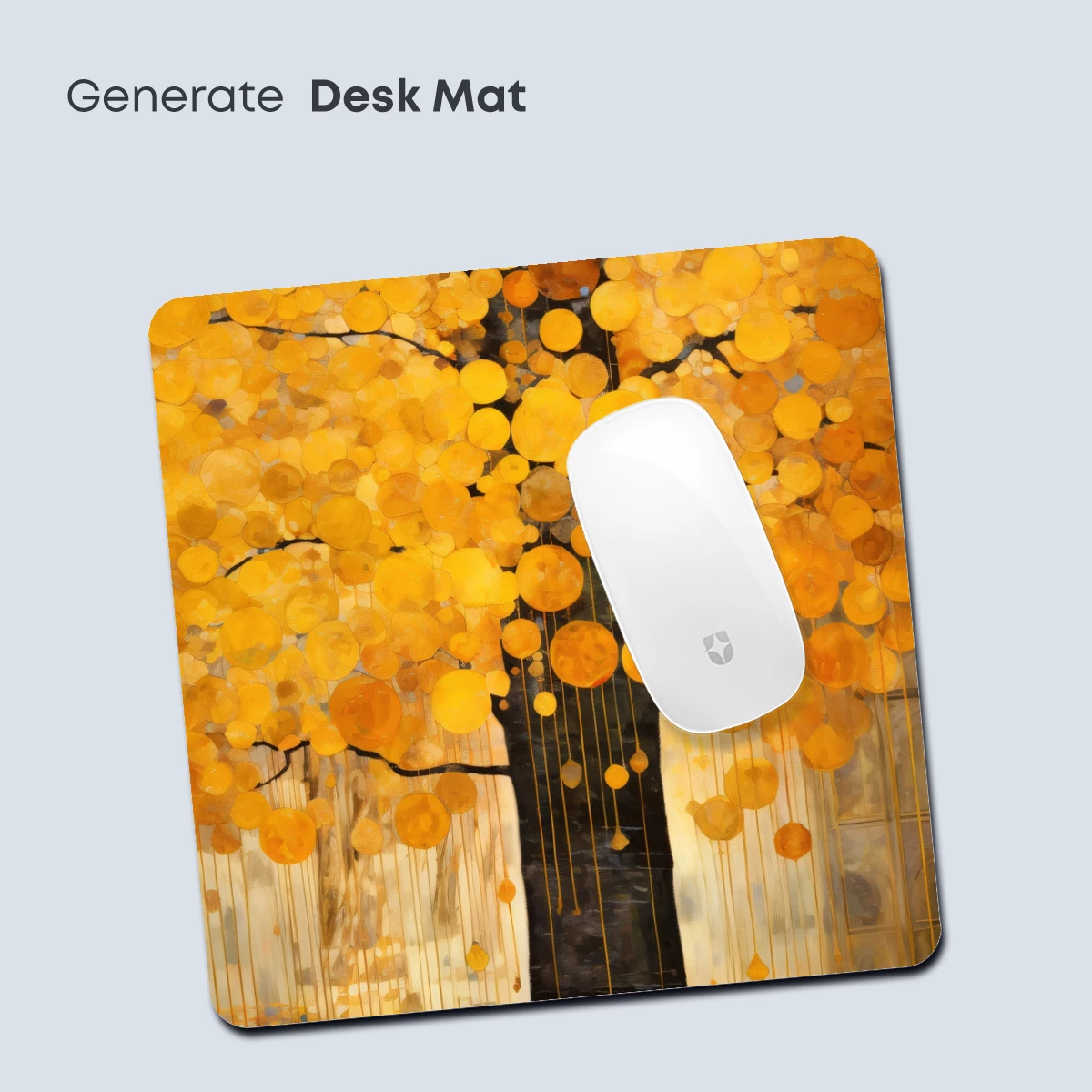 Golden Circles of Autumn: A Vibrant Tree Tapestry - Image 4