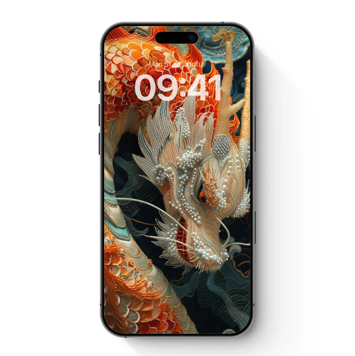 Embroidered Dragon’s Dream: Pearl-Adorned Majesty Embroidered Dragon's Dream: Pearl-Adorned Majesty