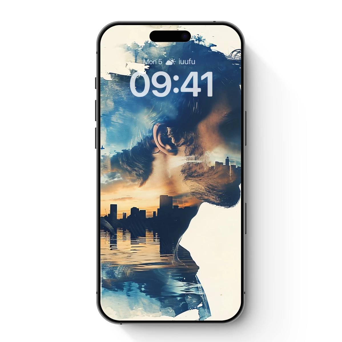 Cityscape Within: Urban Reflections in a Man's Profile