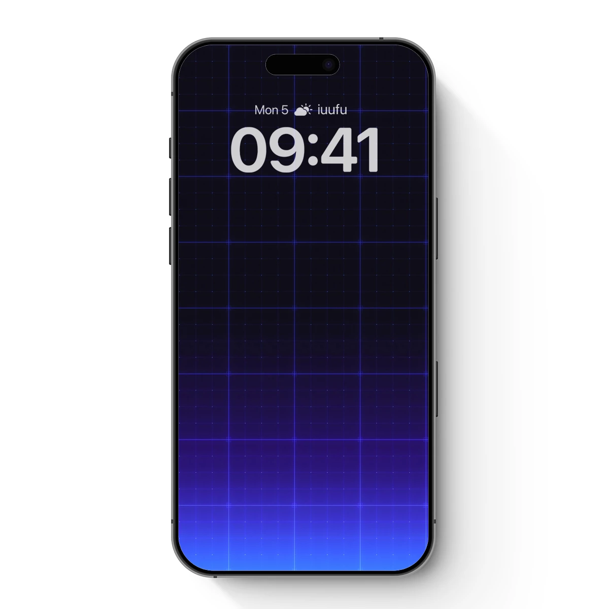Gradient Grid Odyssey: Digital Blue Spectrum