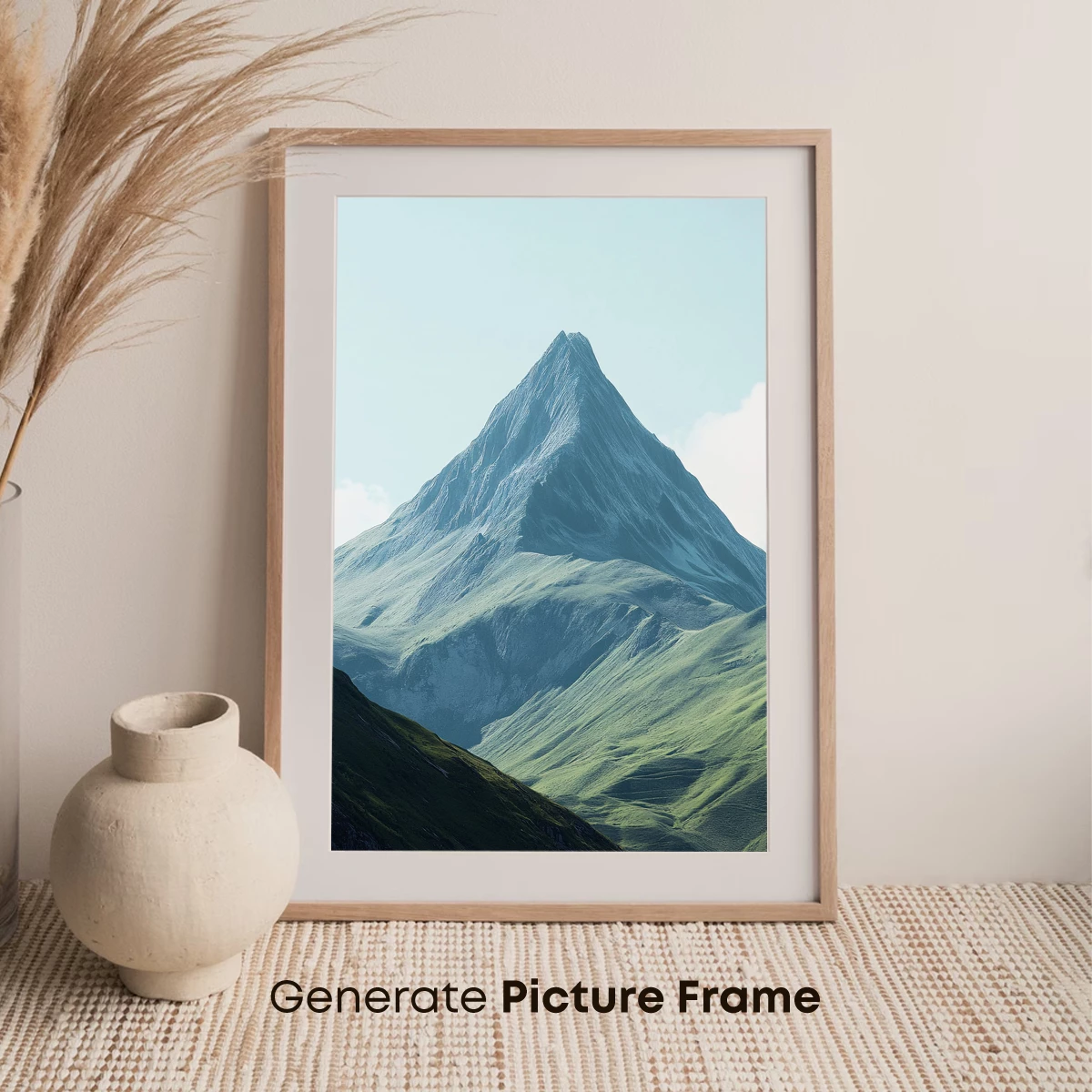 Eternal Summit: Verdant Peaks Under Azure Skies - Image 7