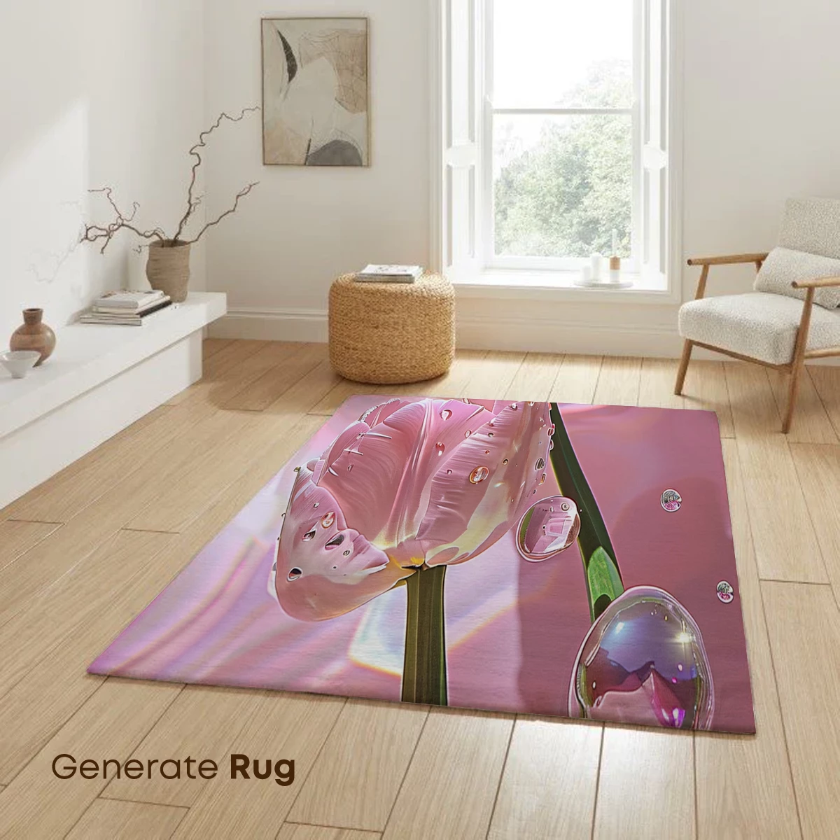 Crystal Tulips in Pink Elegance - Image 6