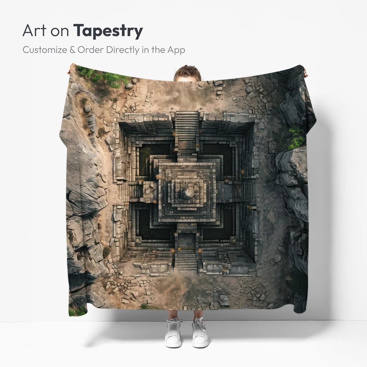 Ancient Temple Depths: Symmetry in Stone - Image 4