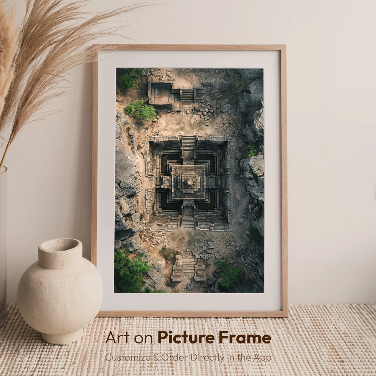 Ancient Temple Depths: Symmetry in Stone - Image 6