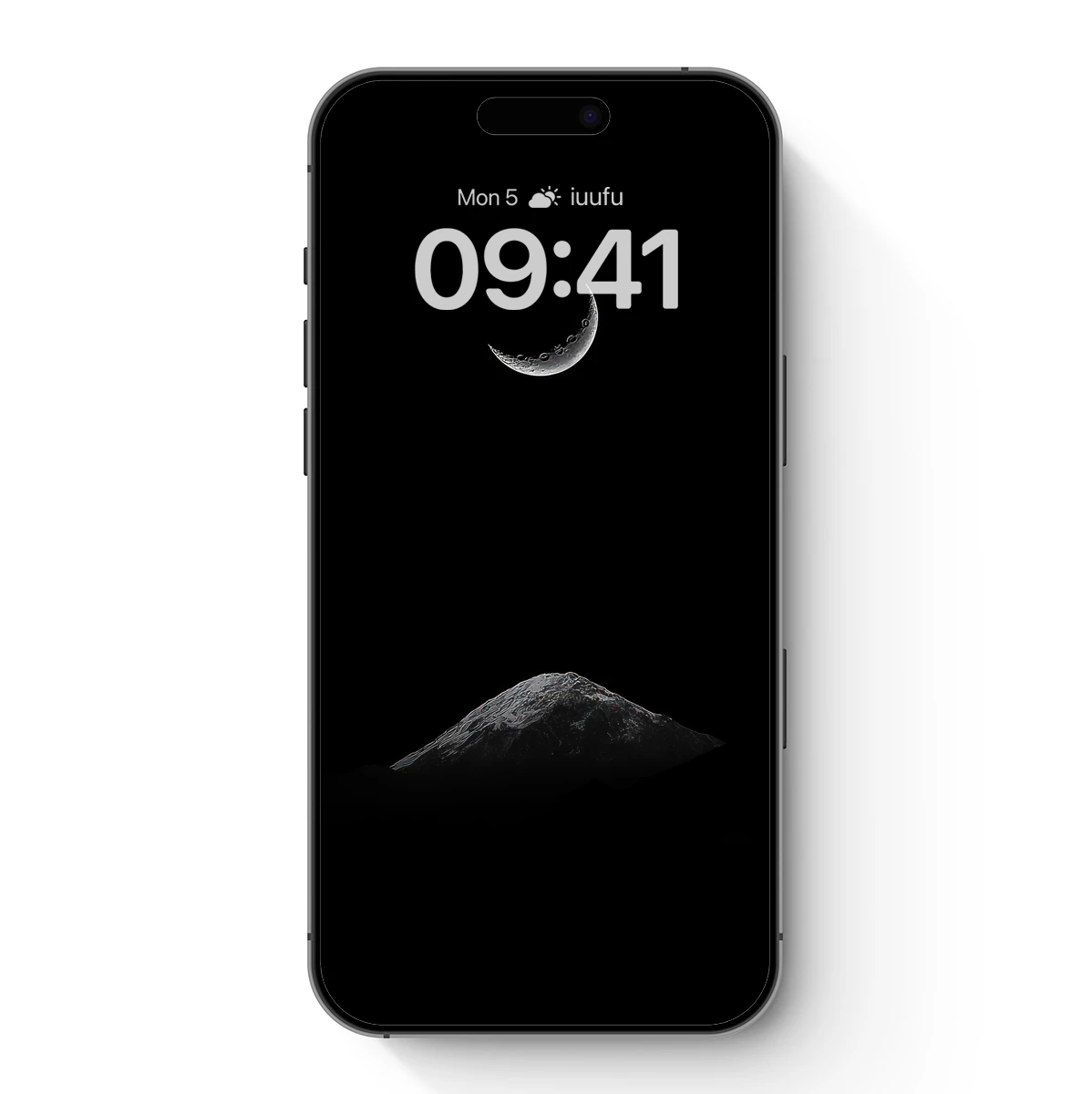 Eternal Crescent Over Silent Peaks