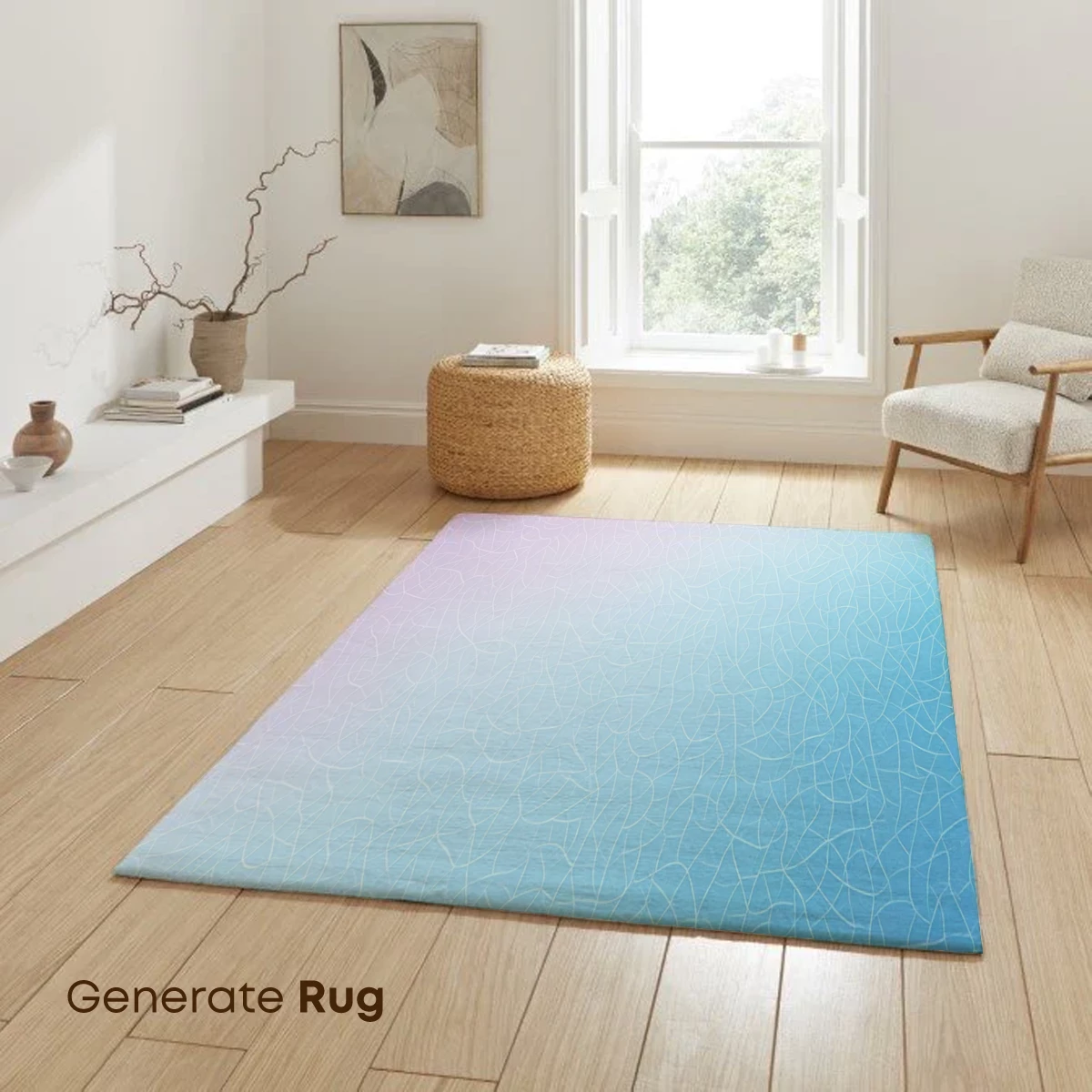 Gradient Serenity: Cracked Glass Illusion - Image 6