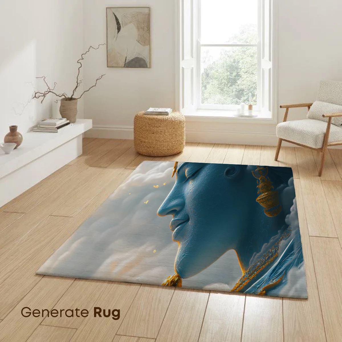 Celestial Serenity: Ethereal Goddess in Clouds - Image 6