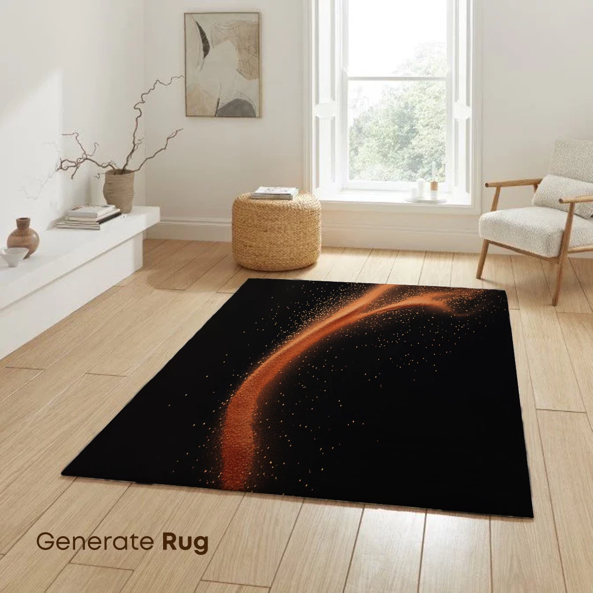 Ethereal Orange Dust Trails - Image 6
