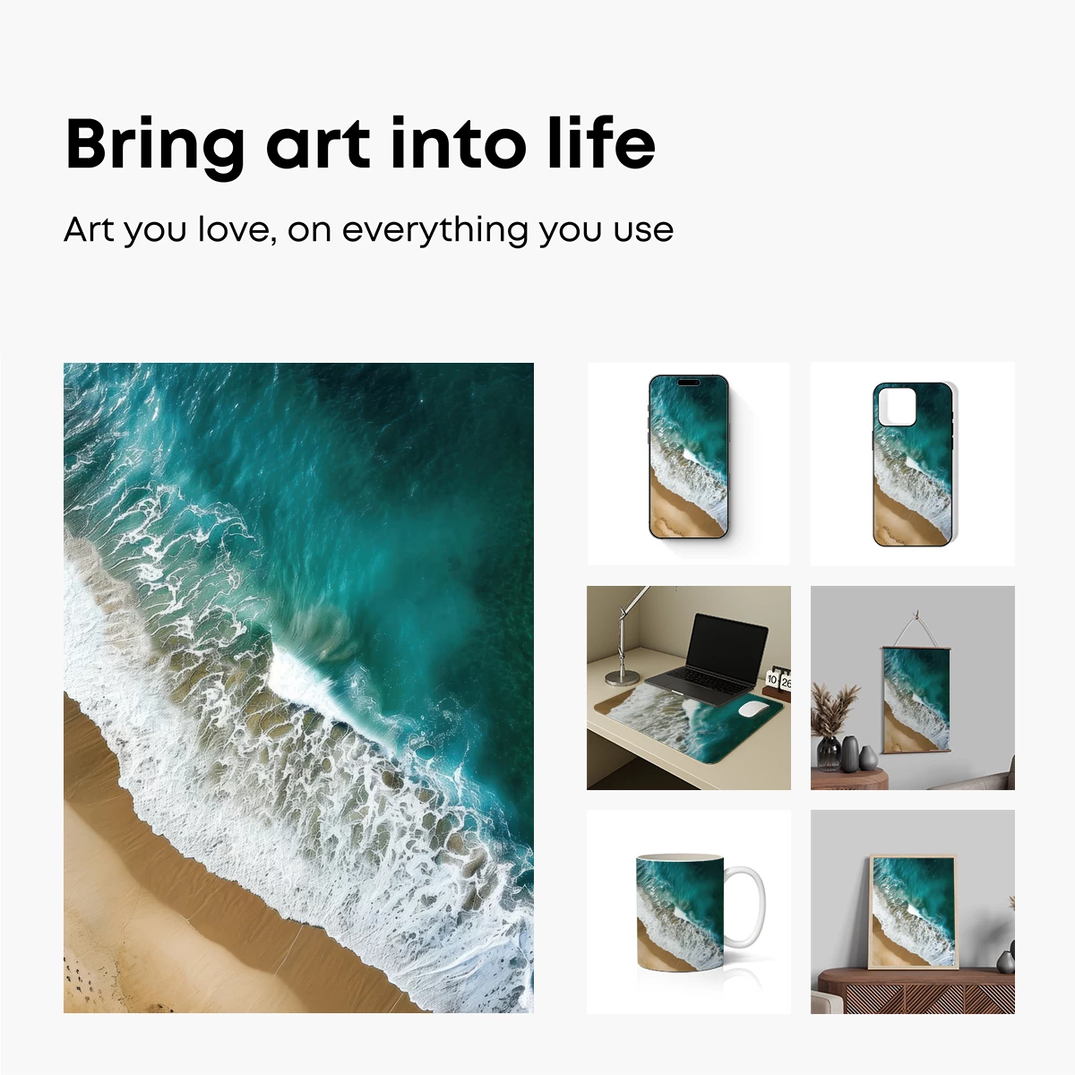 Aerial Symphony of Sea and Sand - Image 2