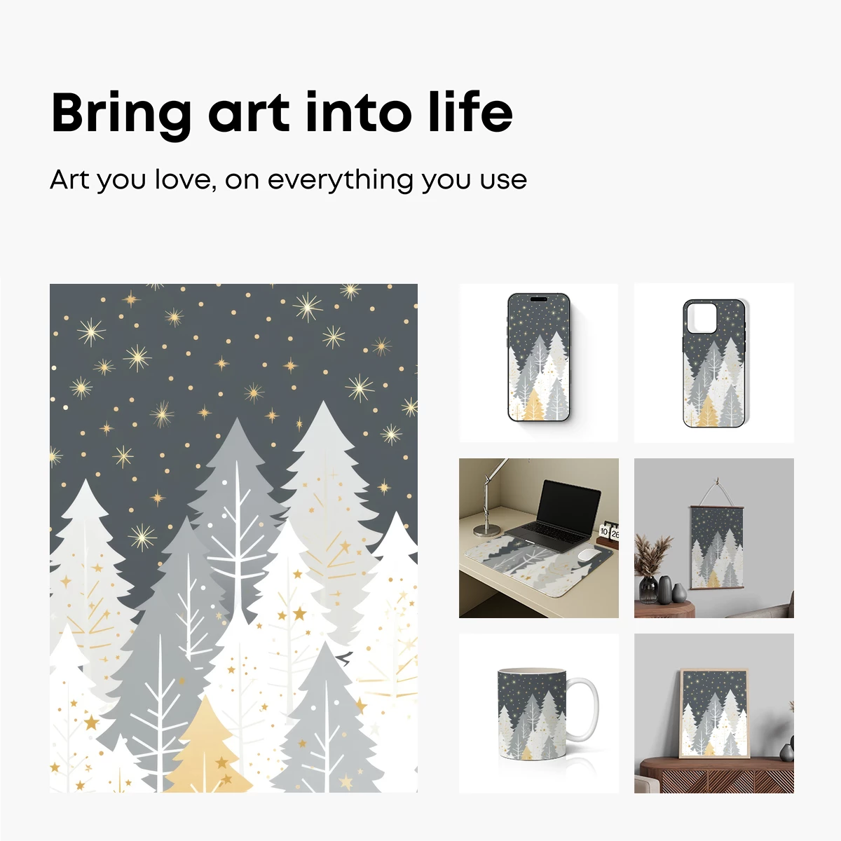 Enchanted Winter Forest Glow - Image 2