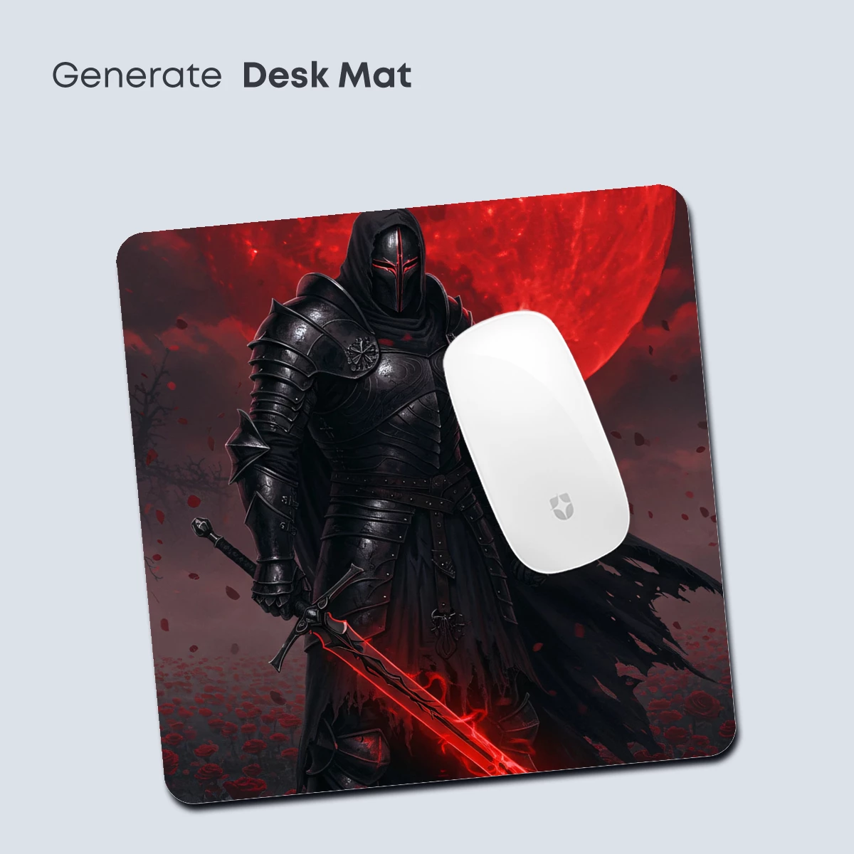 Knight of the Crimson Moon: Gothic Fantasy Art - Image 4