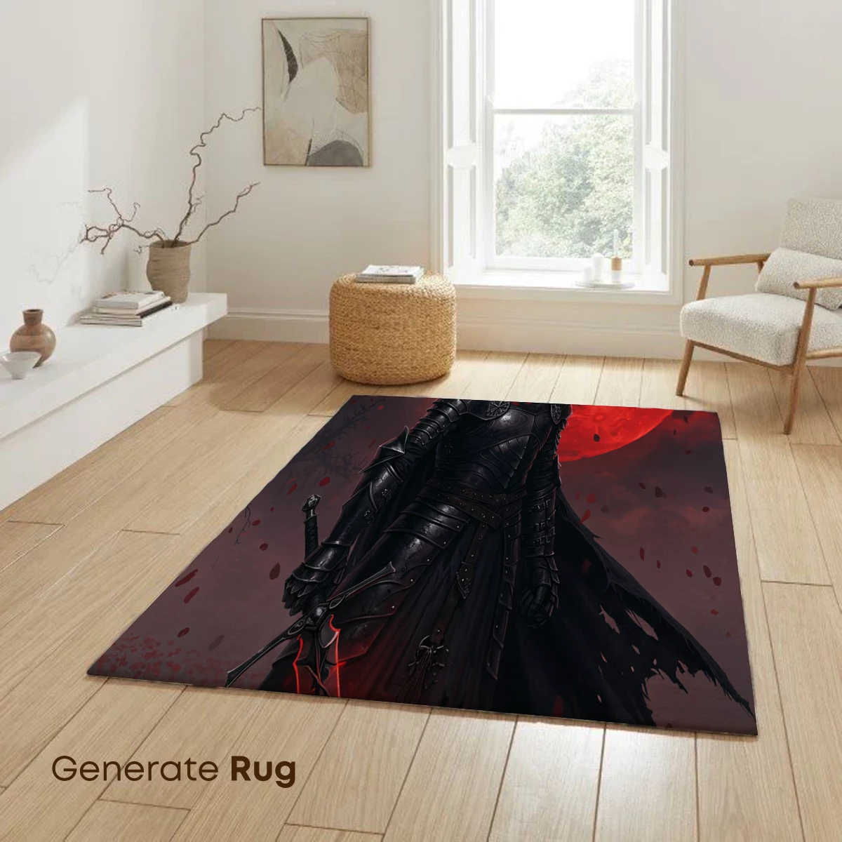 Knight of the Crimson Moon: Gothic Fantasy Art - Image 6