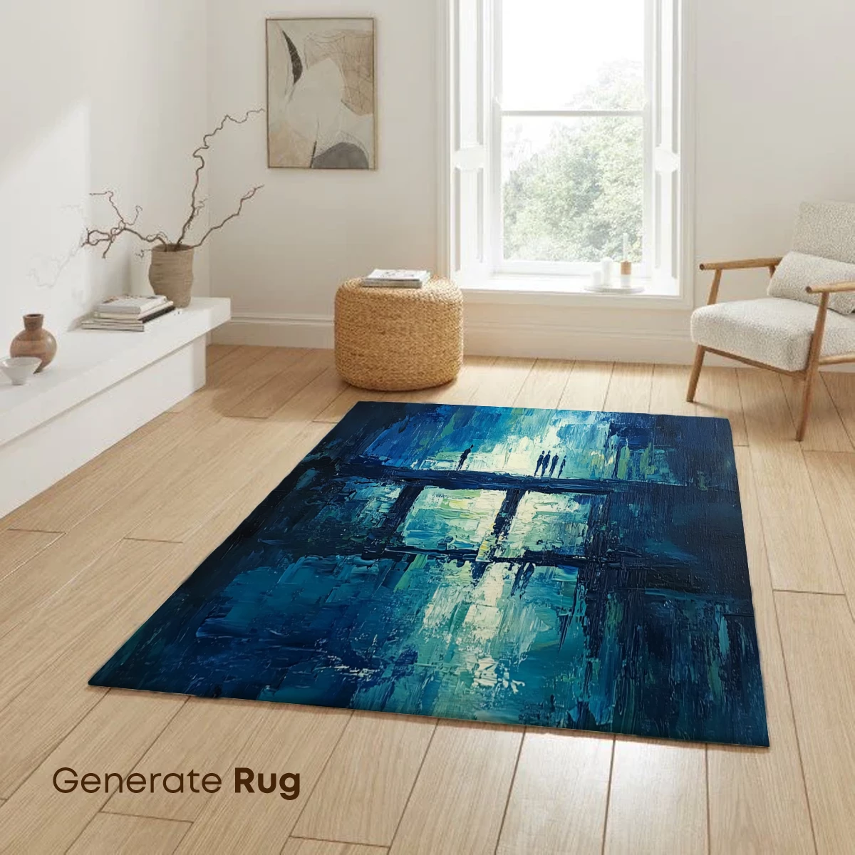 Bridge of Solitude: Blue Twilight Reflections - Image 6